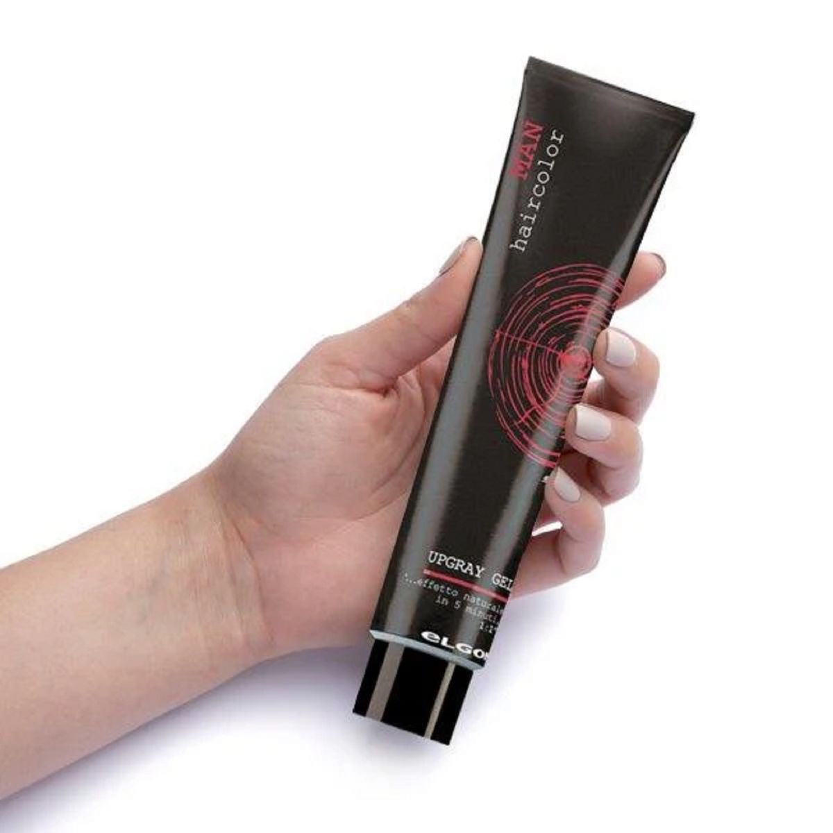 ELGON - KIT TINTURA HOMBRE COLORACIÓN MARRON OSCURO  SIN AMONÍACO GEL ELGON.