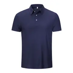 ANDESLAND OUTDOOR APPAREL - Polera Dry Fit Ultra Manga Corta Ruppell Azul Hombre