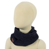 Cuello Tejido Cruzado Niño Talla Única Azul