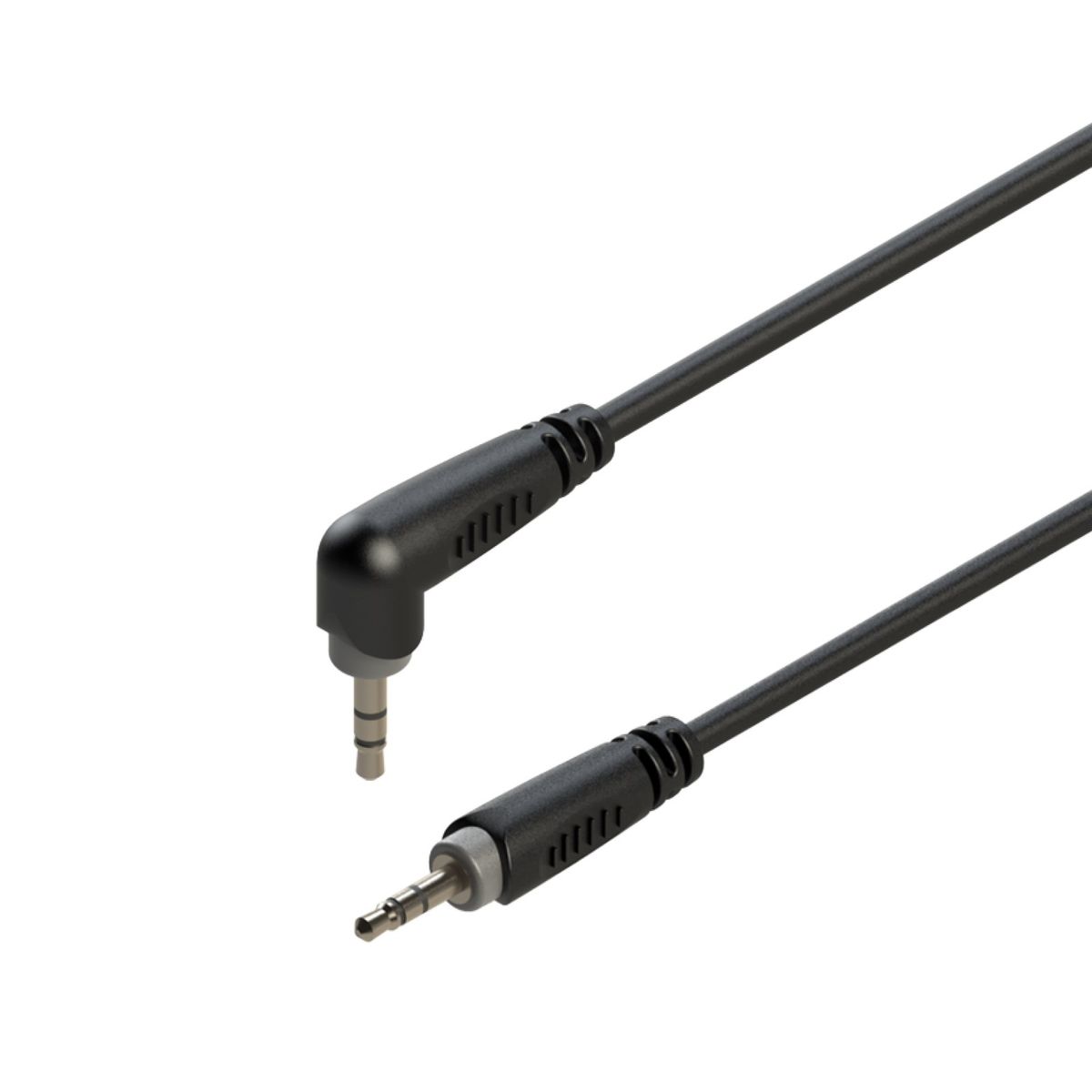 GENERICO - Cable de audio Aux. 3,5 mm 90° Macho estéreo de 3 metros