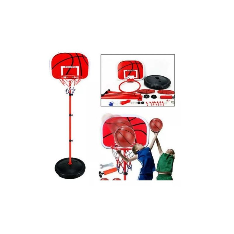 GENERICO - Set Basquetbol Aro Canasta Niños Juguete