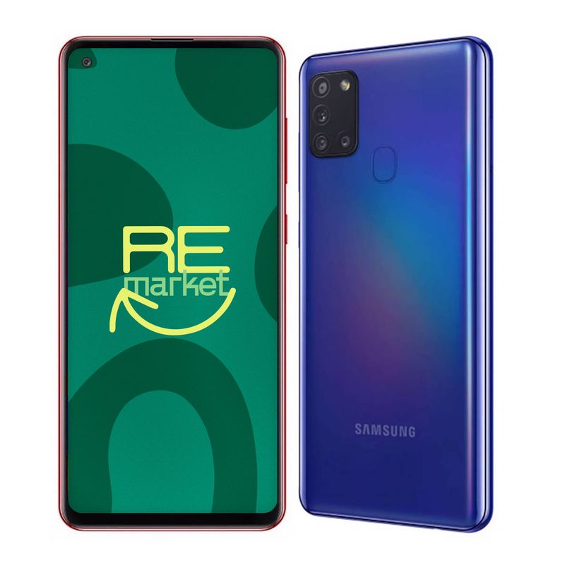 SAMSUNG - Celular Samsung A21S 128 Gb Azul - Reacondicionado