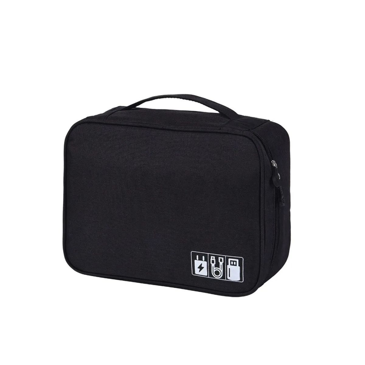 GENERICO - Estuche Organizador Cables Ordenador Bolso Organizador Viaje negro