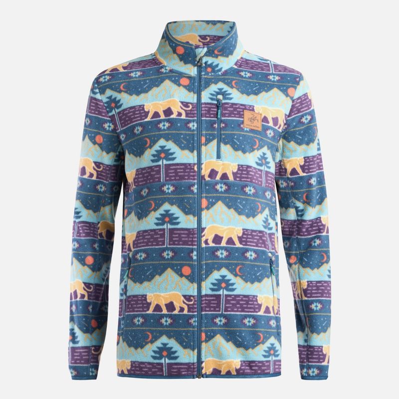 HAKA HONU - Poleron Hombre Tokerau Pro Print Morado Haka Honu