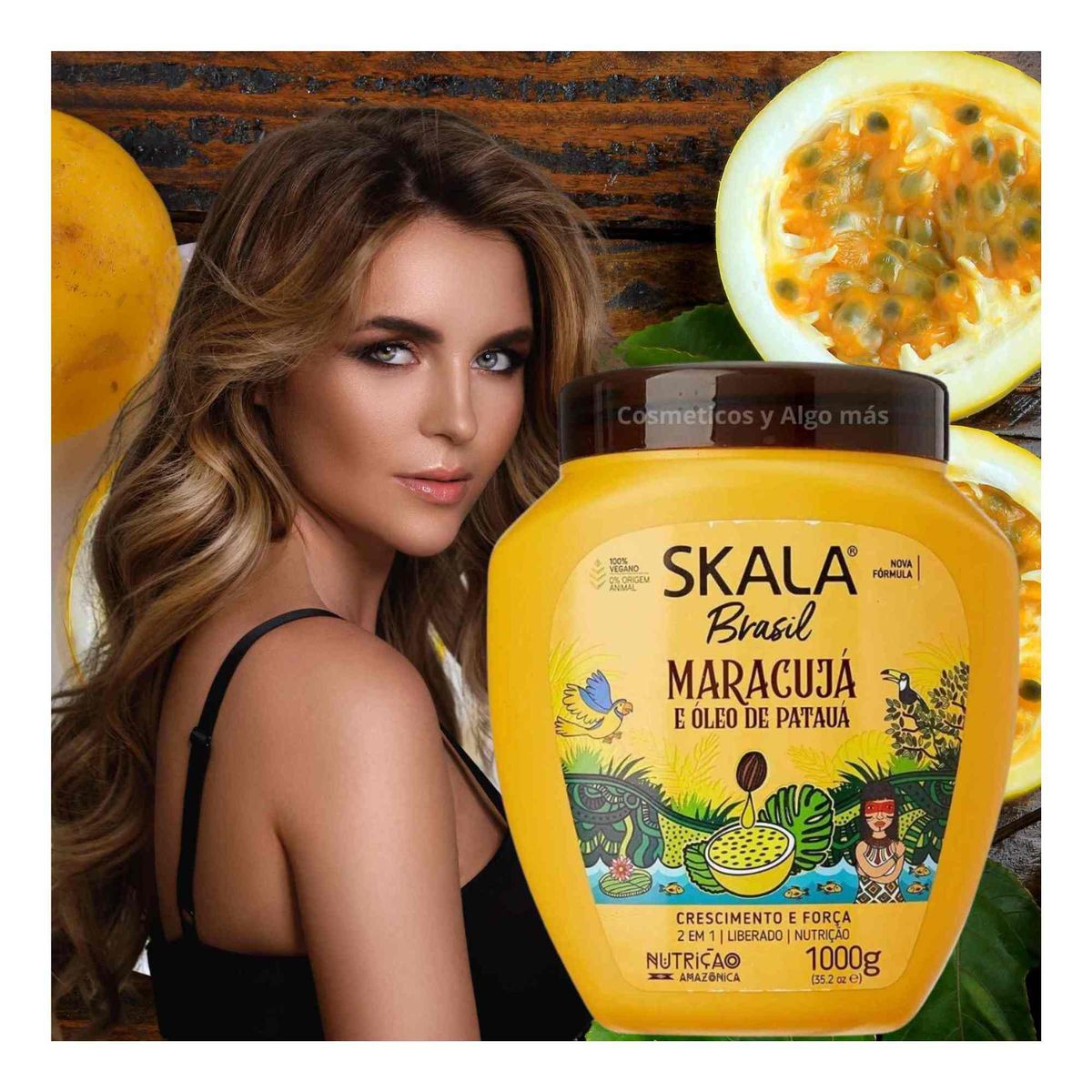 SKALA - Skala Brasil Mascara Capilar 2 en 1 Maracuya 1000 gr.