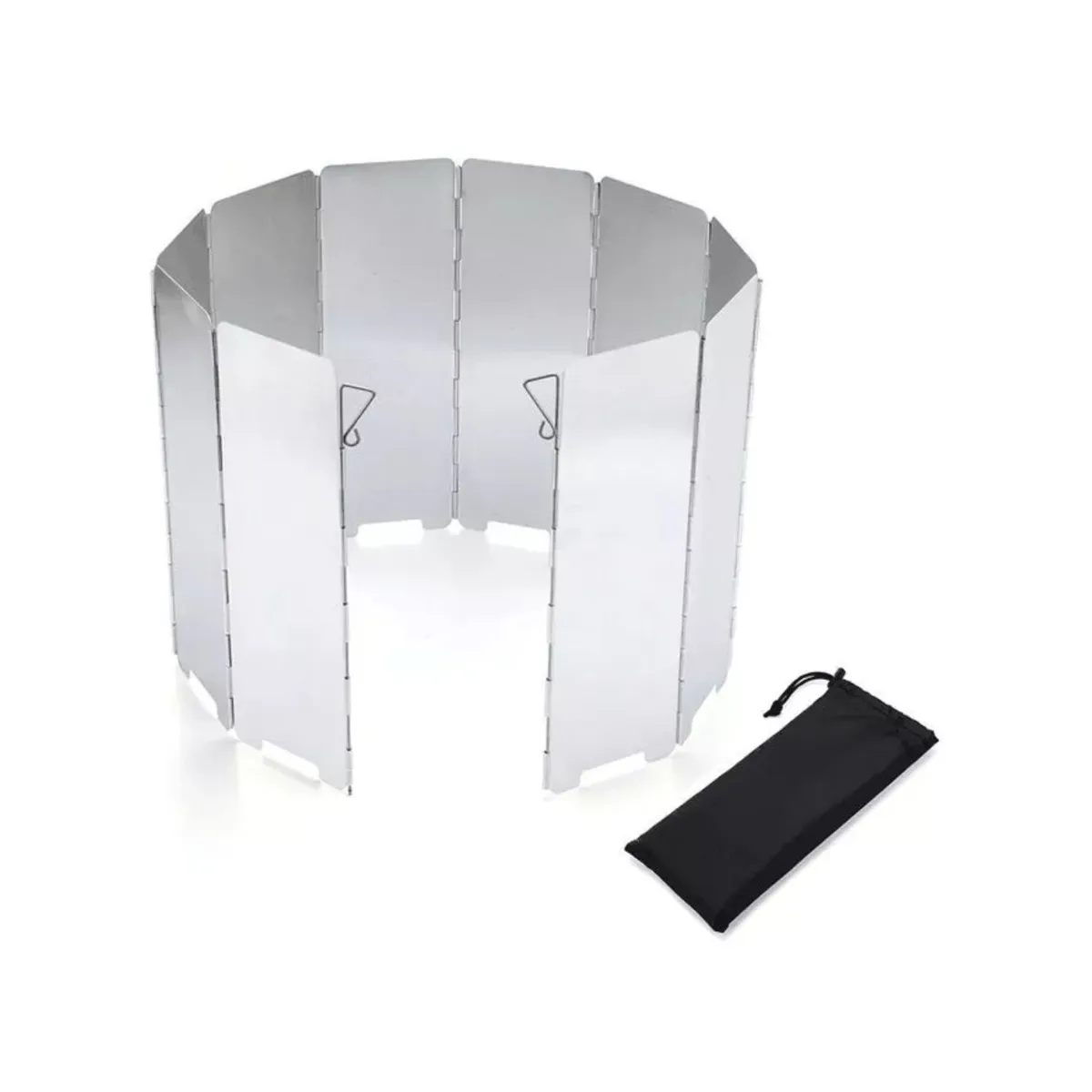 GENERICO - Protector de Viento para Cocinilla Portatil Camping 84x24cm