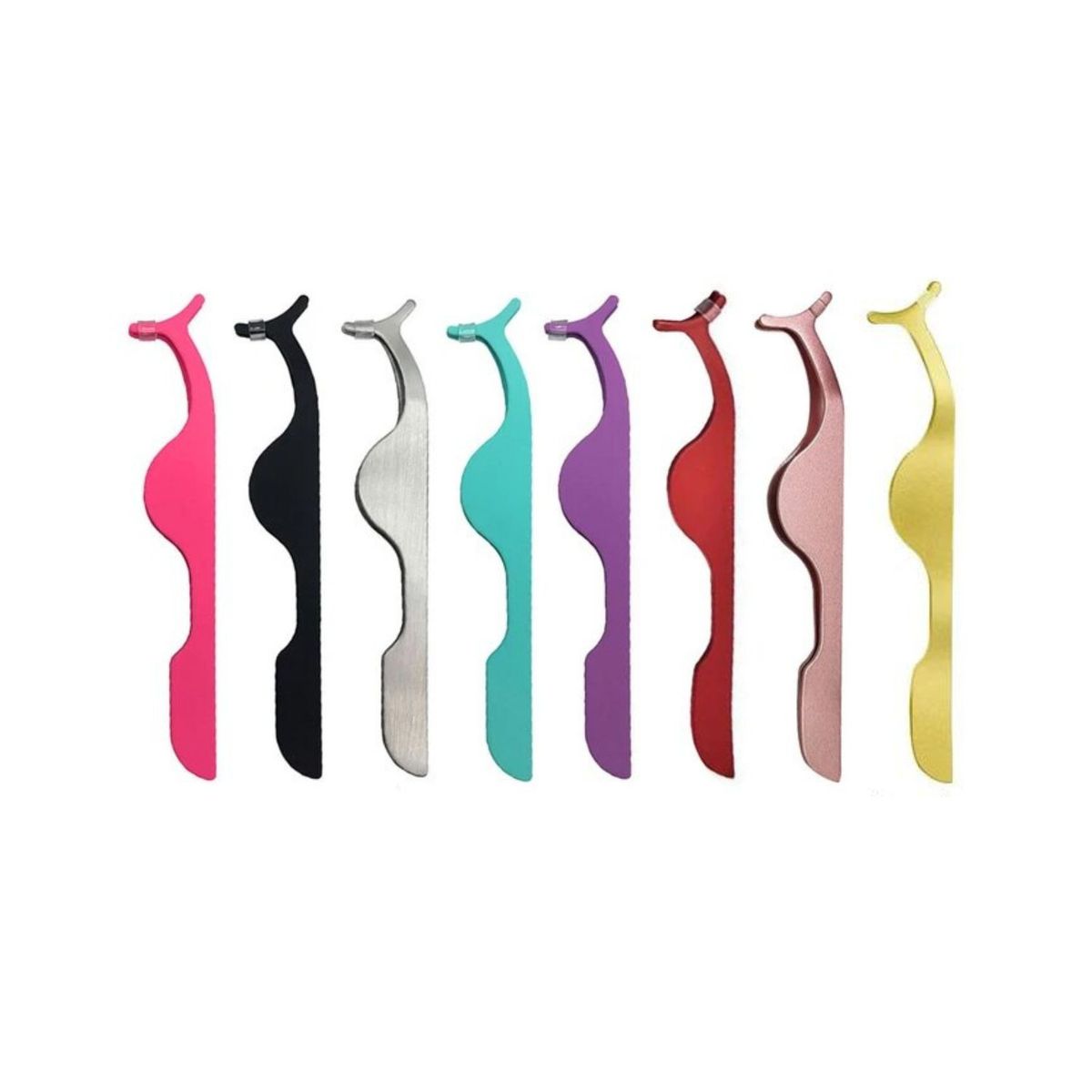 GENERICO - Pinza Aplicador Pestañas Postizas Turquesa