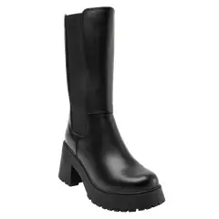 BRUNO ROSSI - Bota Casual Mujer Negro