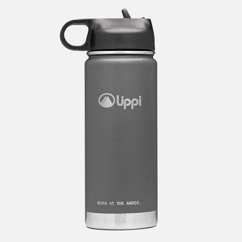 LIPPI - Botella Light Steel Sport Top Bottle 550 ML Negro Lippi