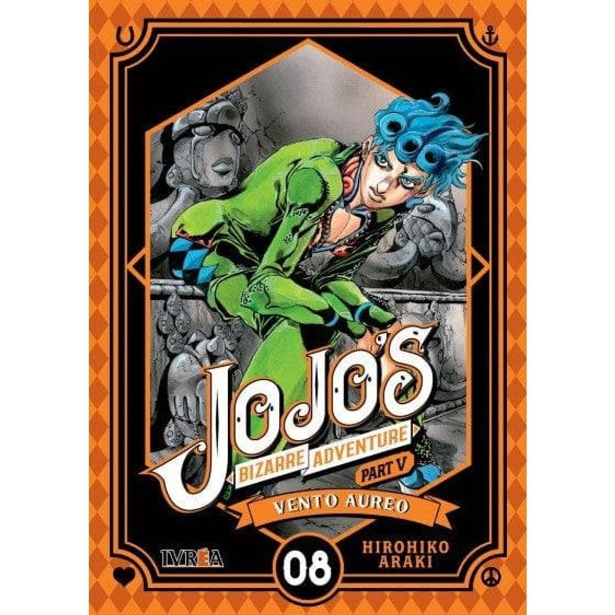 IVREA - IVREA JVA08 JOJOS BIZARRE ADVENTURE PARTE 5 VENTO AUREO 08