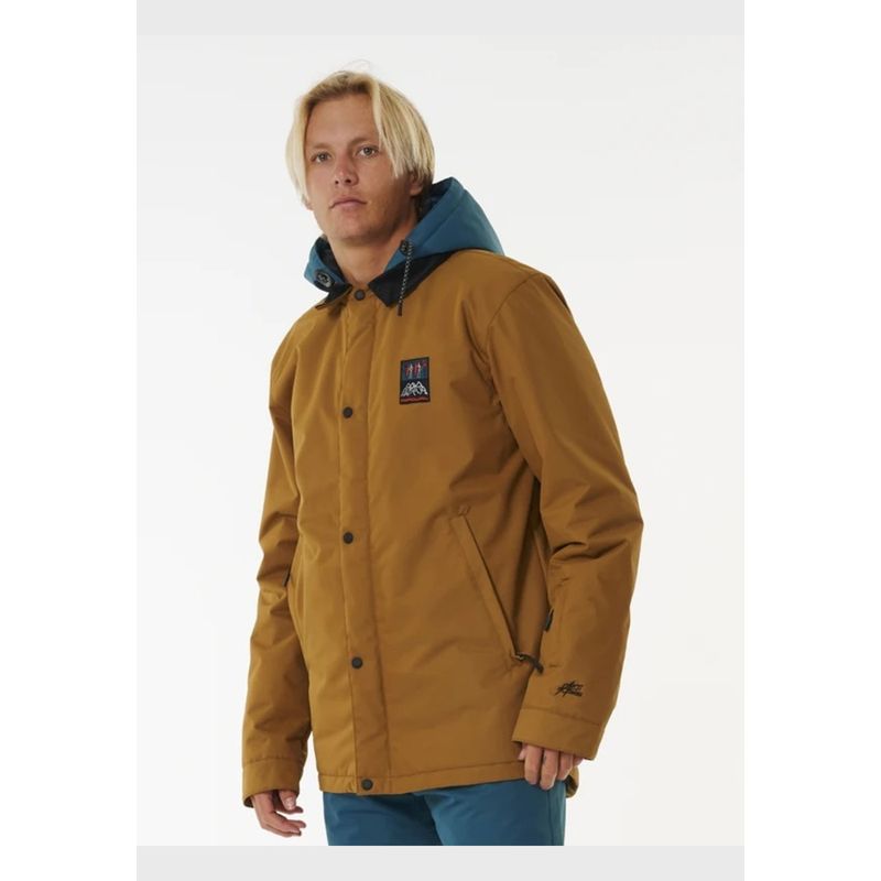 RIP CURL - Parka Coaches 10K/10K Jacket Amarillo Hombre Rip Curl