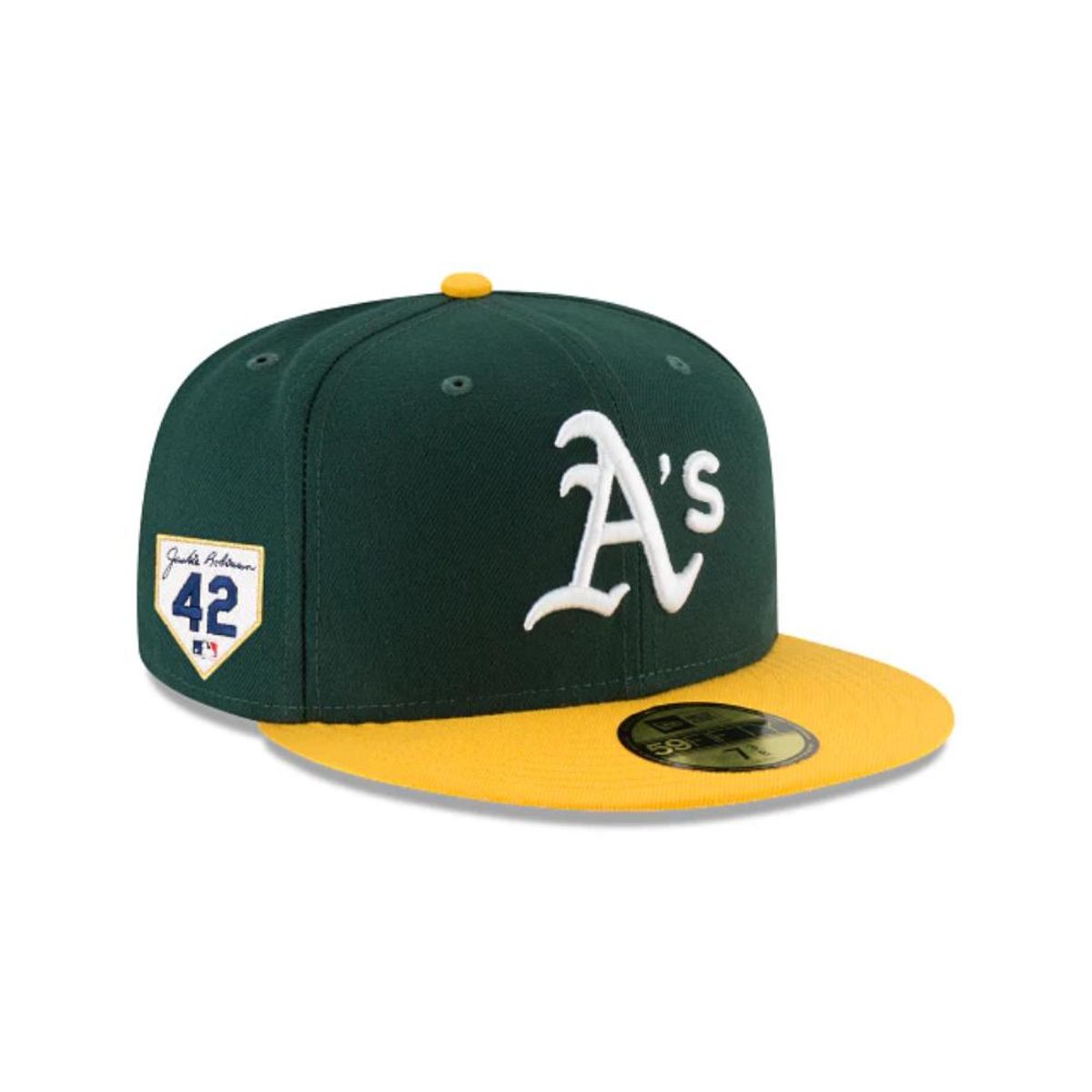 NEW ERA - Gorra Oakland Athletics MLB 59Fifty Jackie Robinson Green New Era