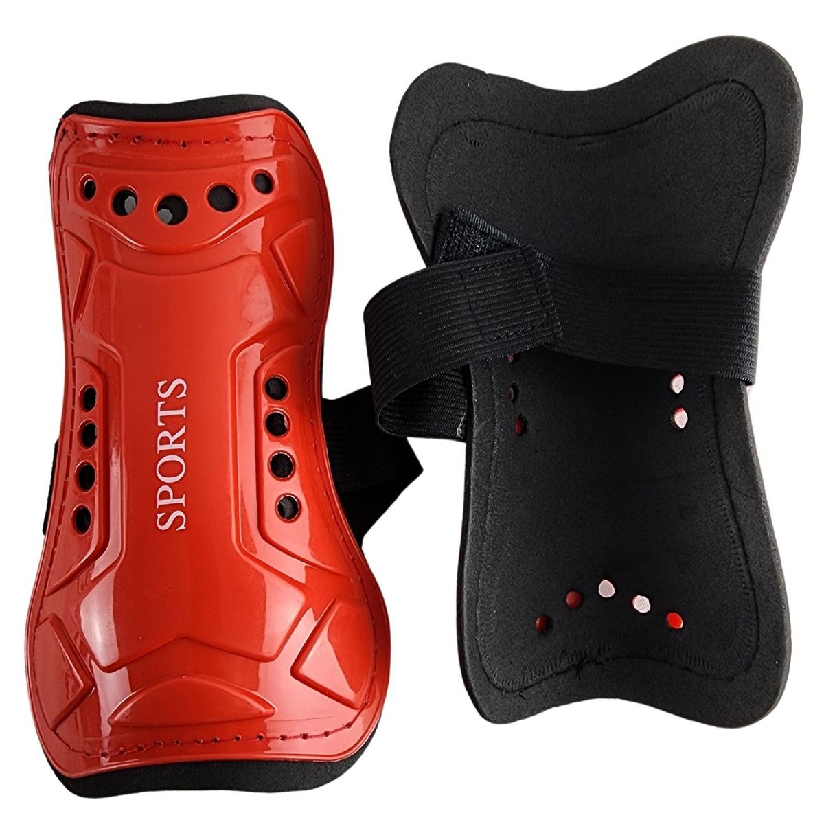 GENERICO - Espinilleras Ajustables Anti Golpes Resistente Protección