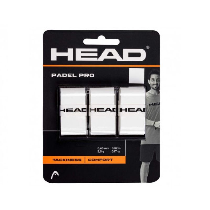 HEAD - Overgrip Head Padel Pro Blanco X3