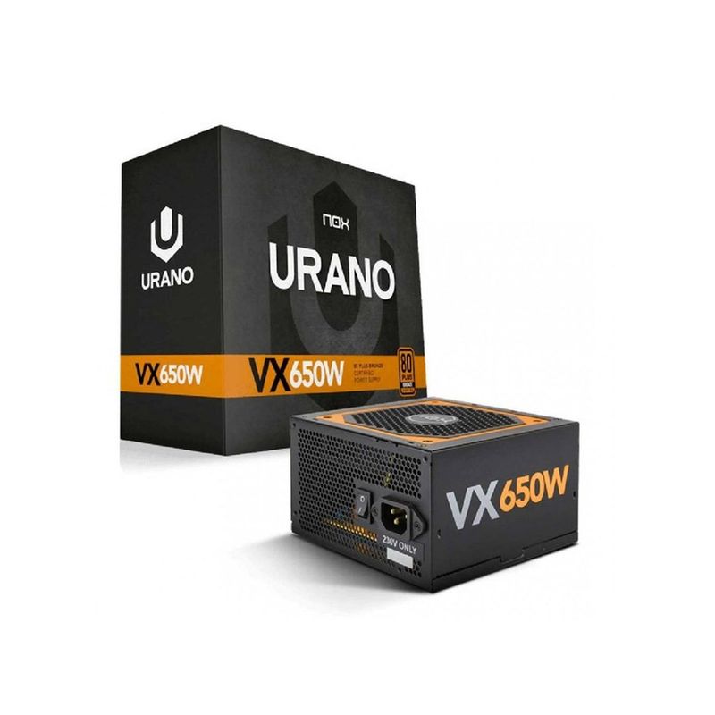 NOX - Fuente De Poder Certificada Nox Urano VX 650w 80+ Bronze