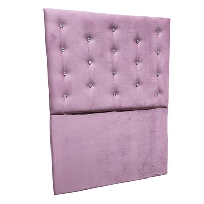 Imagen 2 del producto Respaldo 1 Plaza Palo Rosa Botón Diamante a piso Muebles Rimar