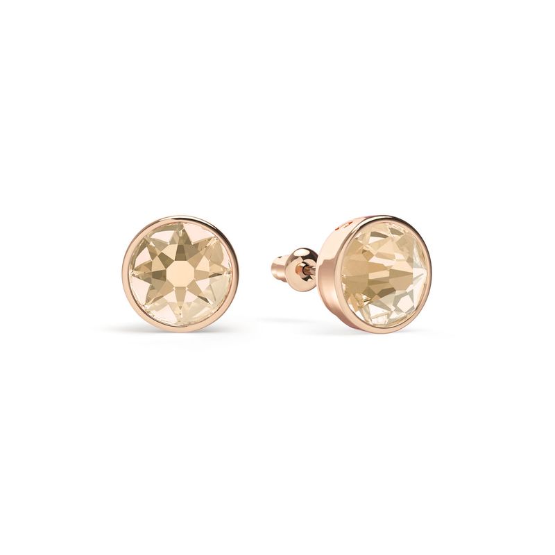 BLOOM CRYSTAL - Aros Emma Mix Seda Cristal Austria Baño Oro Rosado