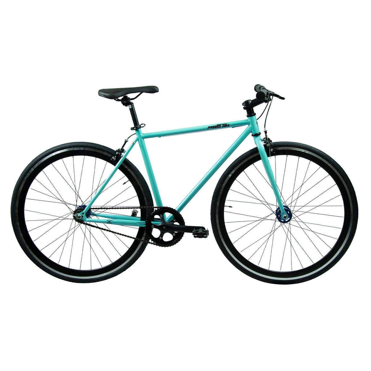 POWERBIKE - BICICLETA FIXIE POWERBIKE  ARO 700 TALLA 48 TURQUESA