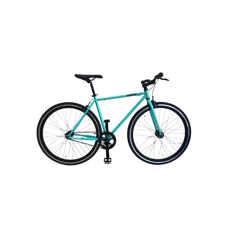 POWERBIKE - BICICLETA FIXIE POWERBIKE  ARO 700 TALLA 48 TURQUESA