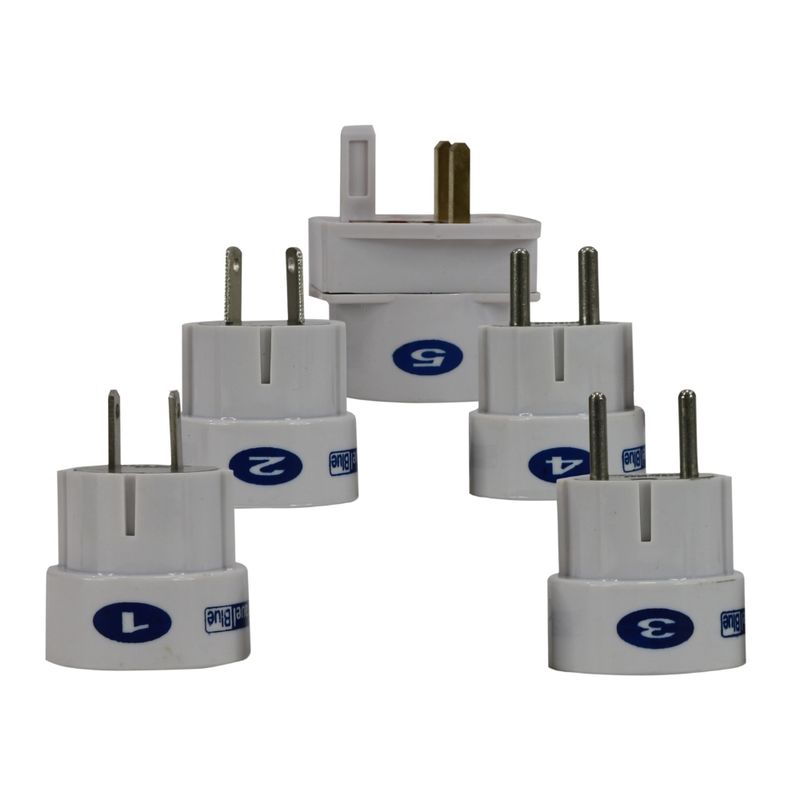 HEAD - Multi Adaptadores de Enchufe Viaje Travel Blue Head