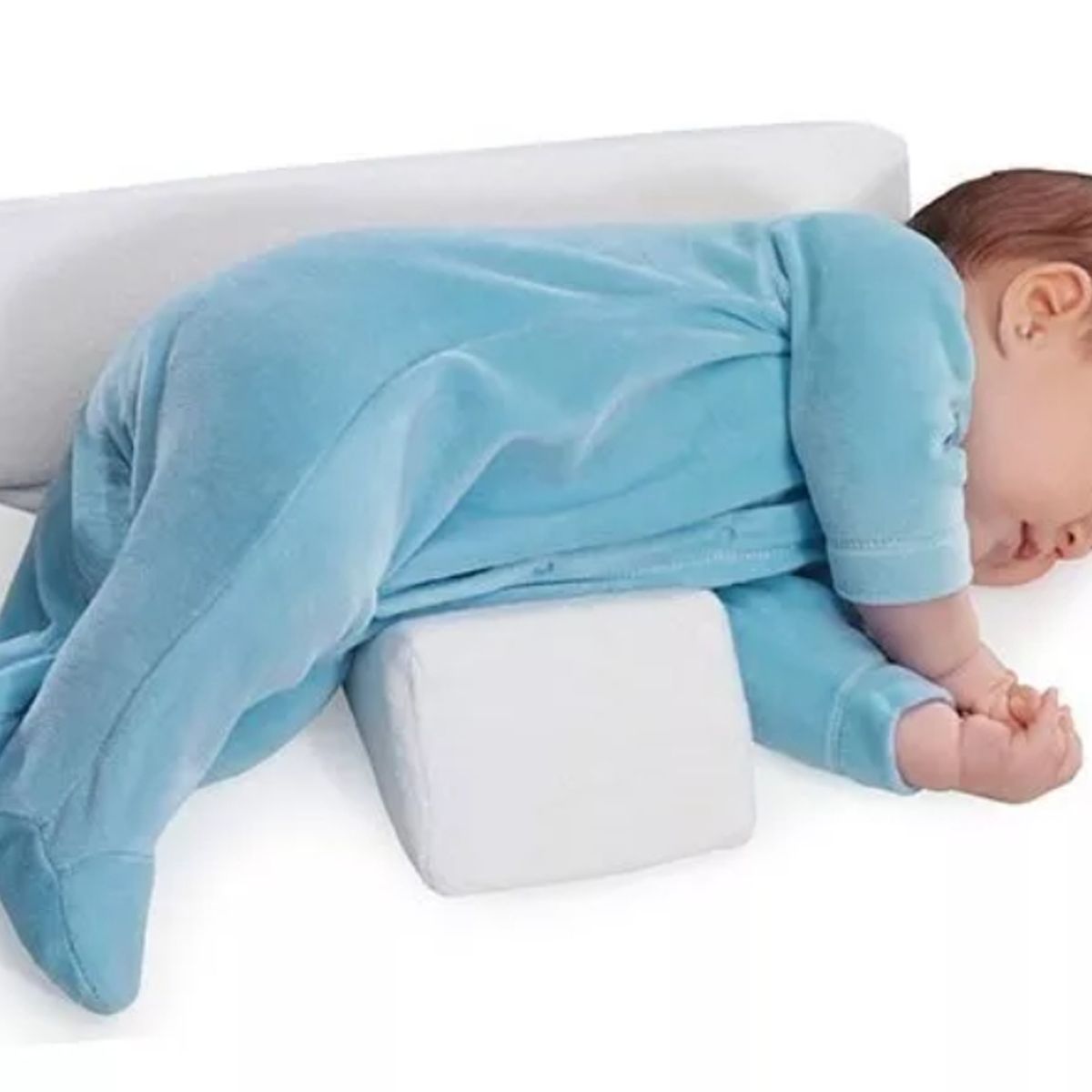 GENERICO - Cojín Triangulo Posicionador Bebés 0 Meses blanco