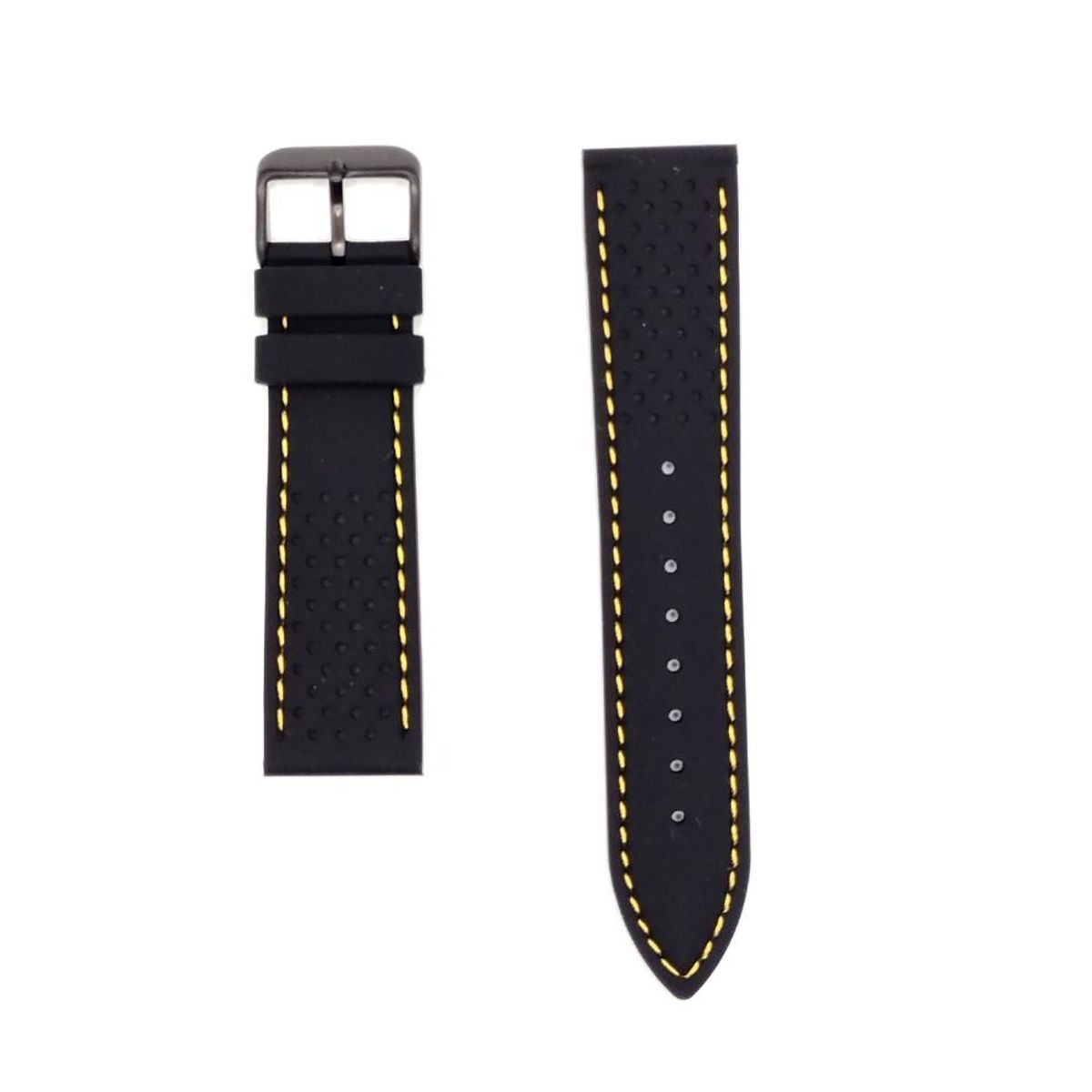 CAT - Correa Pulsera Caterpillar Hombre Aj-21 Negro
