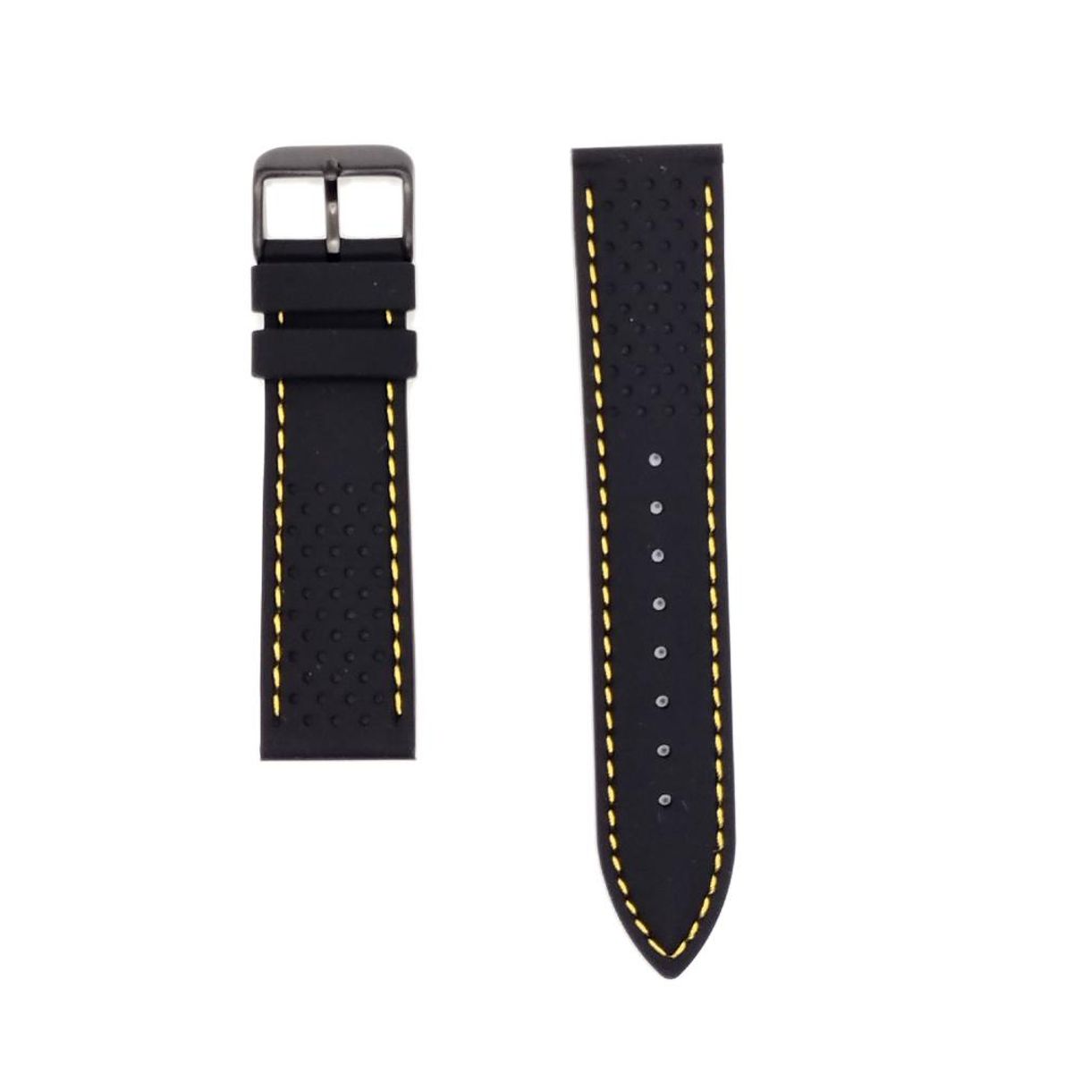 CAT - Correa Pulsera Caterpillar Hombre Aj-21 Negro