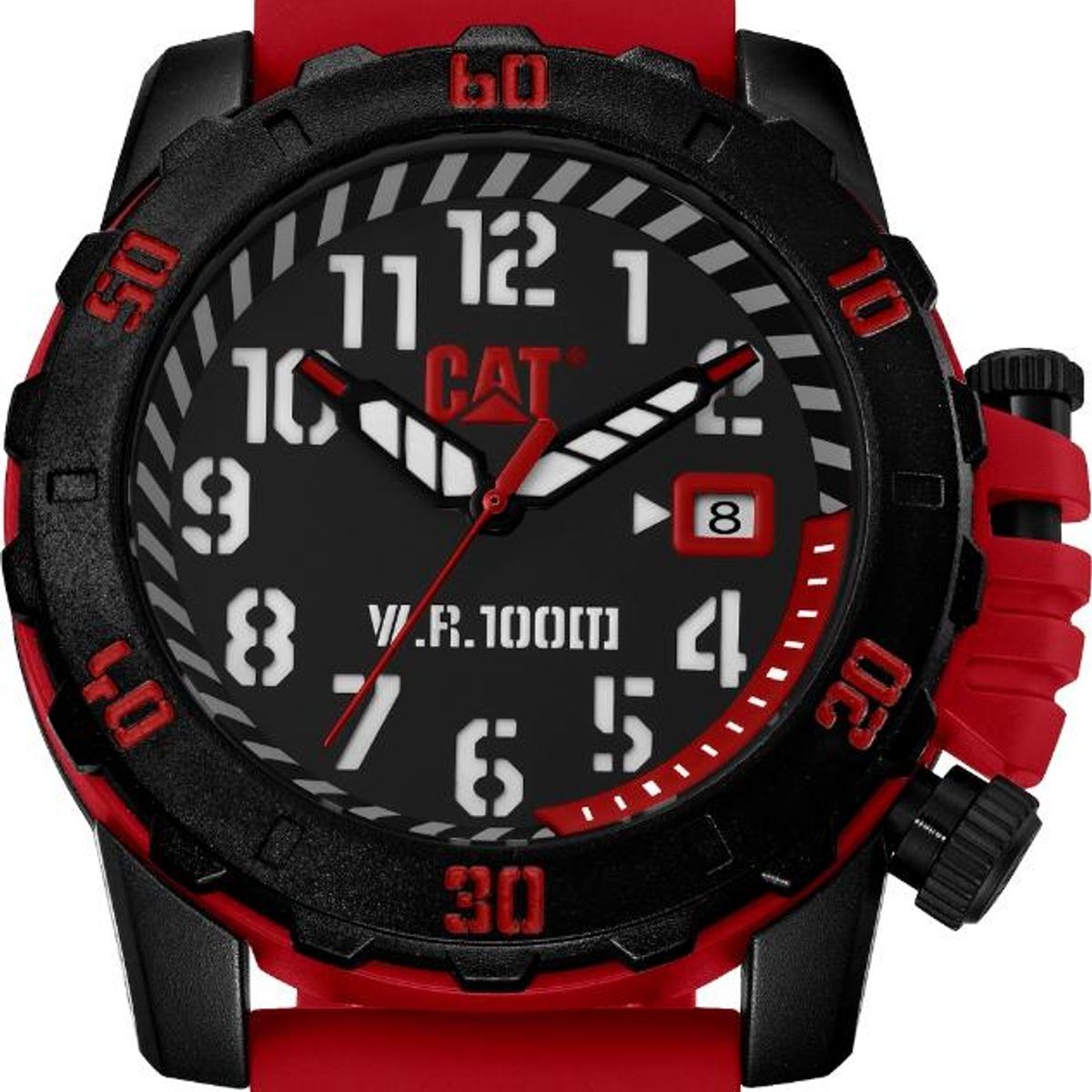 CAT - Correa Pulsera Caterpillar Hombre Lk-28 Rojo