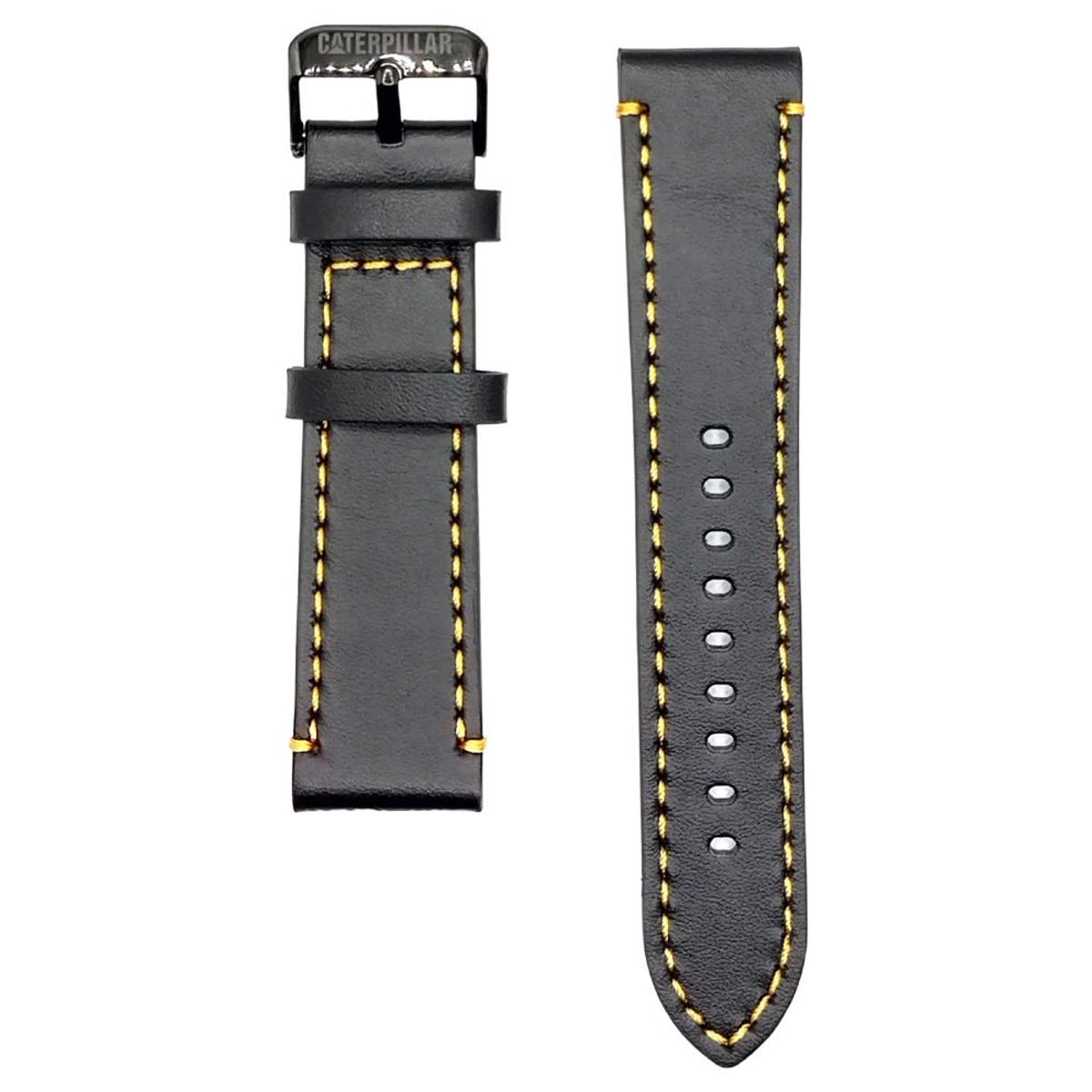 CAT - Correa Pulsera Caterpillar Hombre Aj-34 Negro