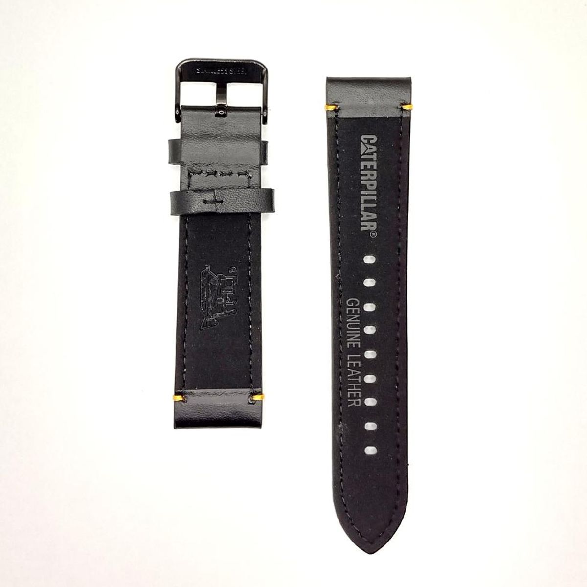 CAT - Correa Pulsera Caterpillar Hombre Aj-34 Negro