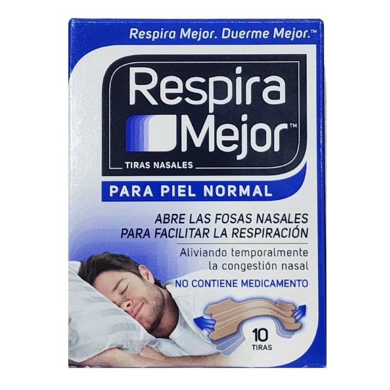 GENERICO - Respira Mejor Parche nasal Normal 10u Tiras nasales