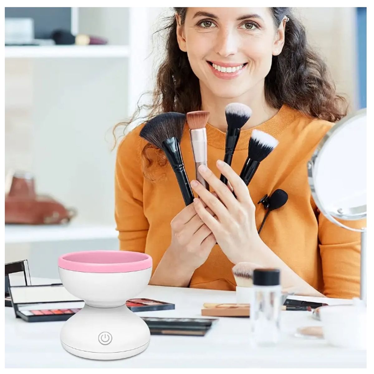 GENERICO - Máquina Limpiadora De Brochas De Maquillaje USB