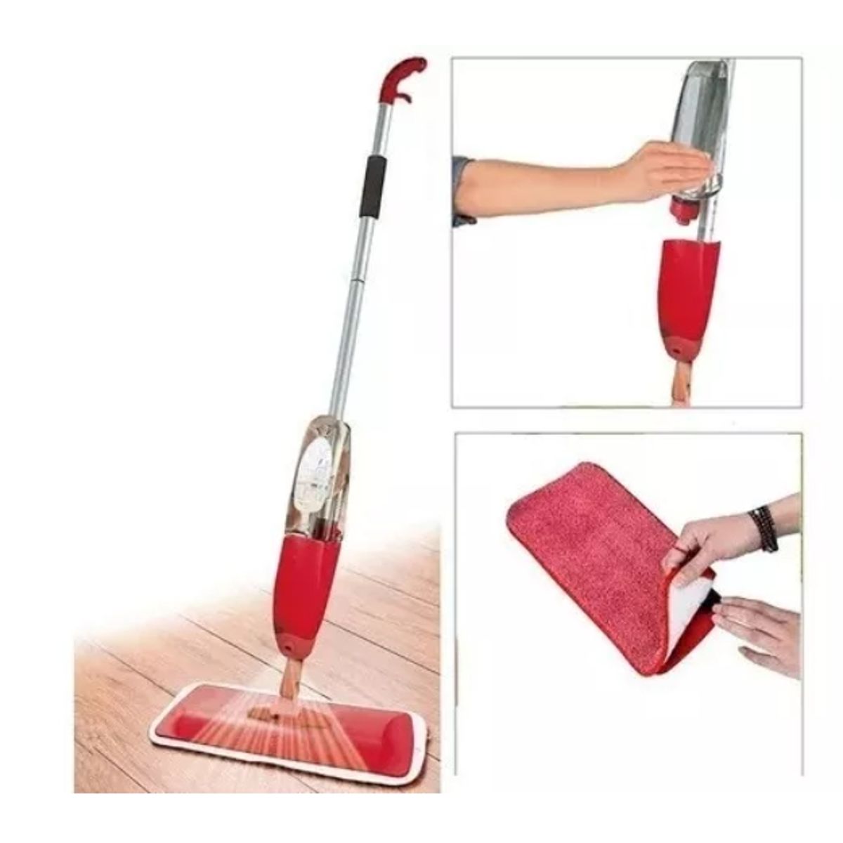 GENERICO - Mopa Spray Limpiador Roceador Trapeador Pisos Aseo