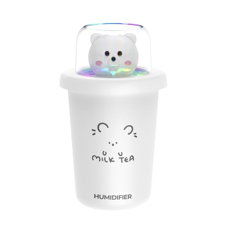 GENERICO - Humidificador Usb Diseño De Oso Para Hogar Y Oficina Blanco