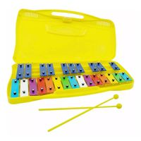 Metalofono cromatico infantil escolar 25 notas musicales