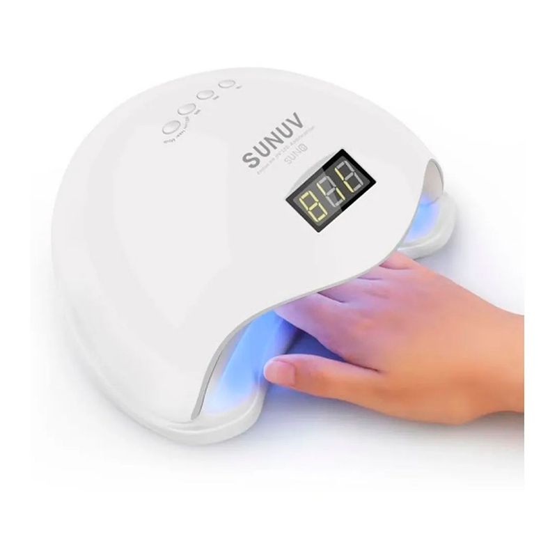 GENERICO - Lampara led uv sun 5 48w esmalte permanente uñas manicure.