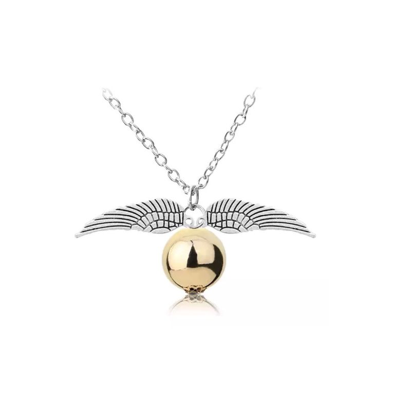 GENERICO - Collar Harry Potter  Snitch Dorada, Decoración, Artilujio