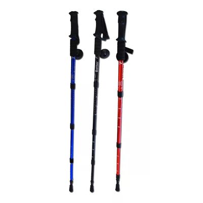 Imagen 2 del producto Pack 2 Bastón Trekking Senderismo 3 Tramos Mango Antishock