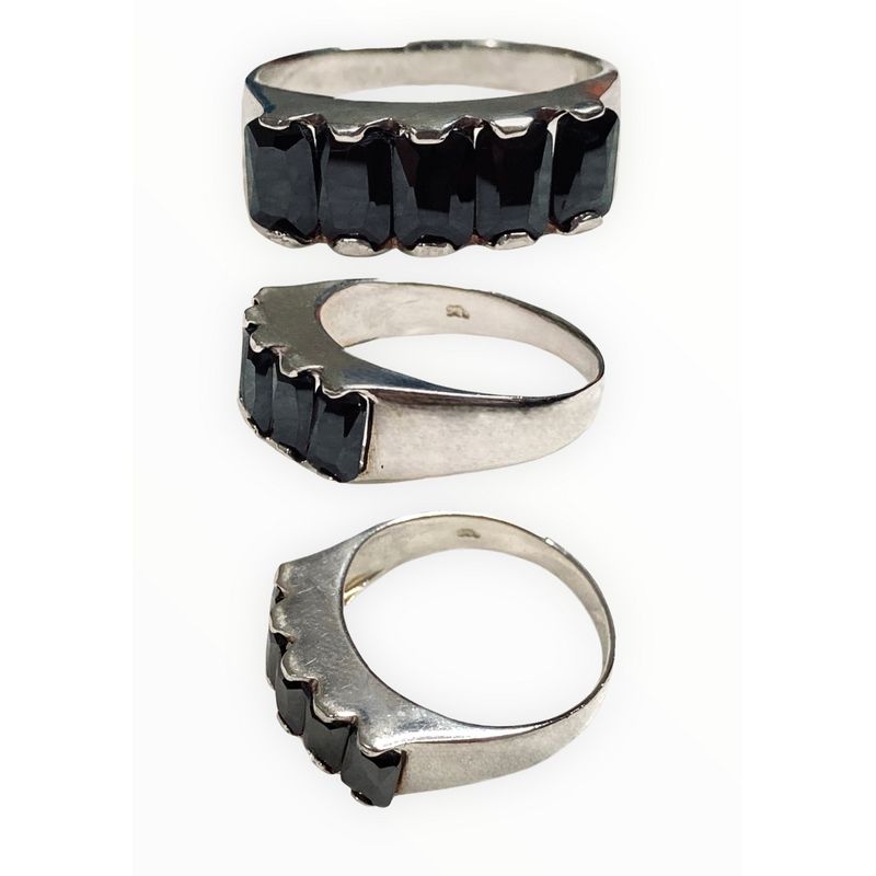 TAETHAI - Anillo plata 925 y Ónix