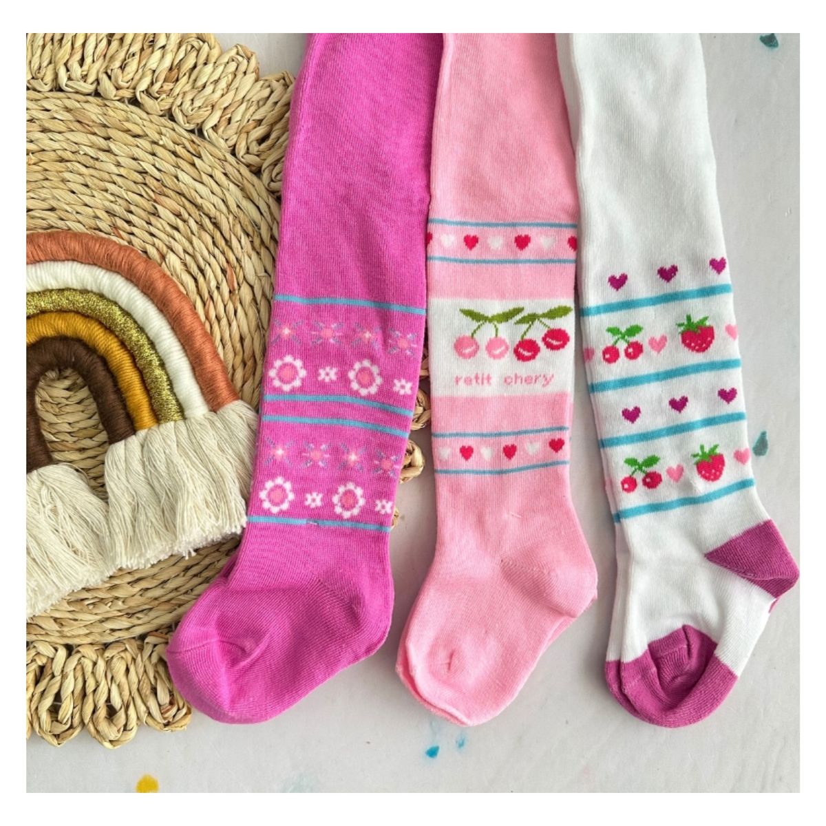 UTILISIMO - Pack 3 Pantys Primera Capa Invierno Niña Surtido