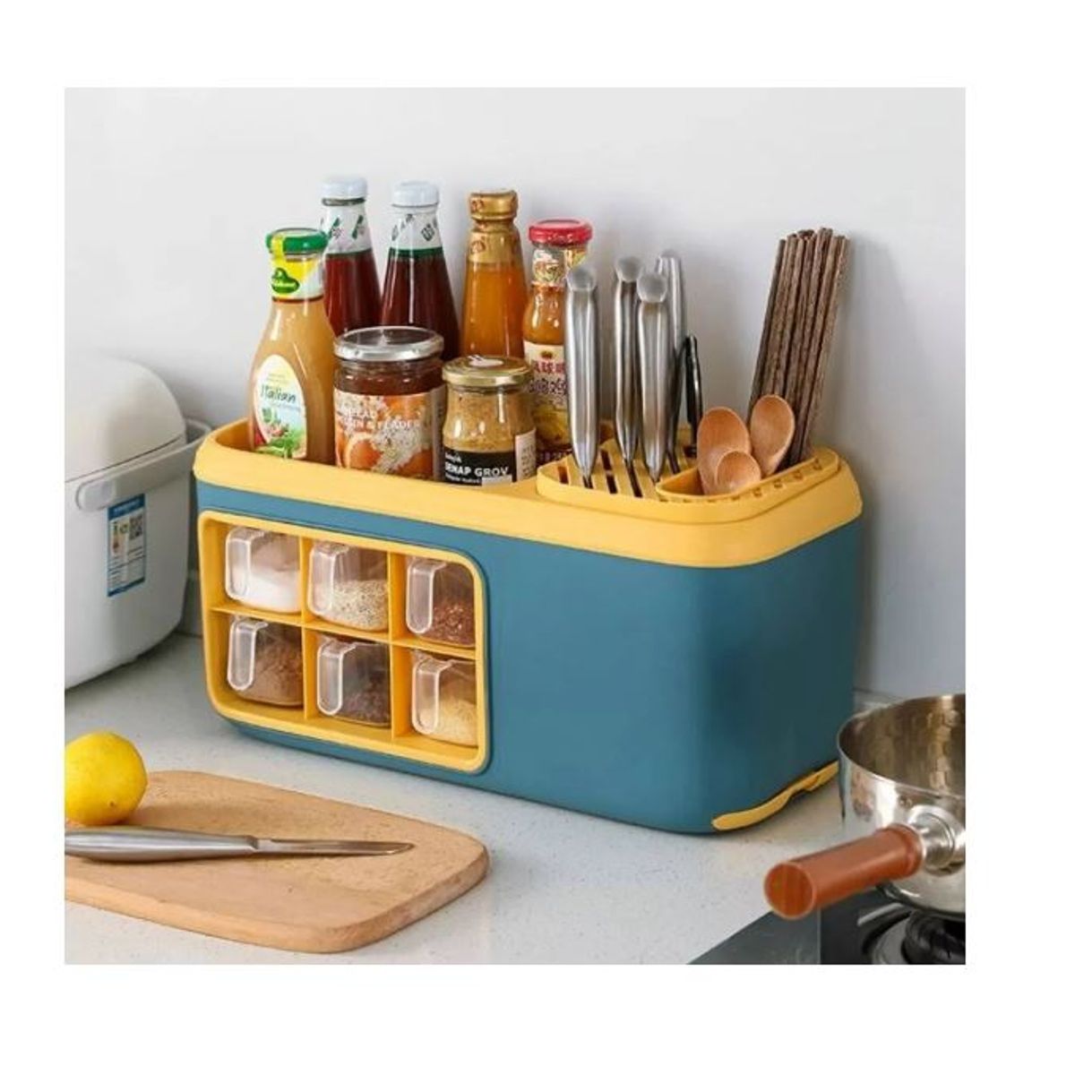 GENERICO - Organizador Multifuncional Especiero Para Cocina