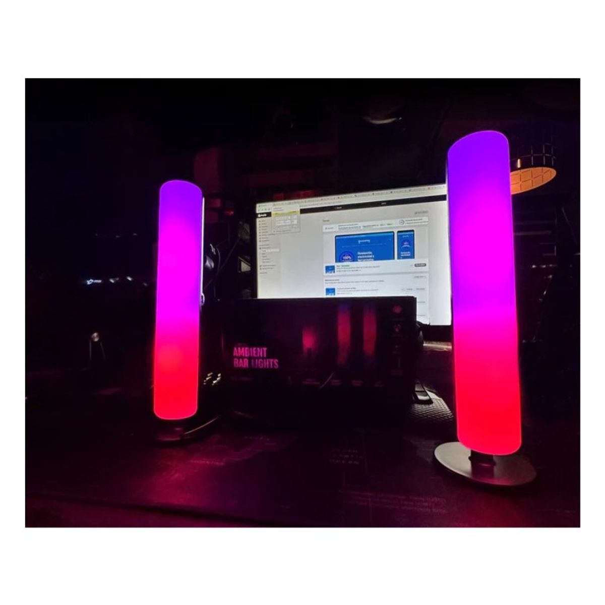 GENERICO - Barras De Luz Led Inteligente Rgb Iluminacion Decorativas