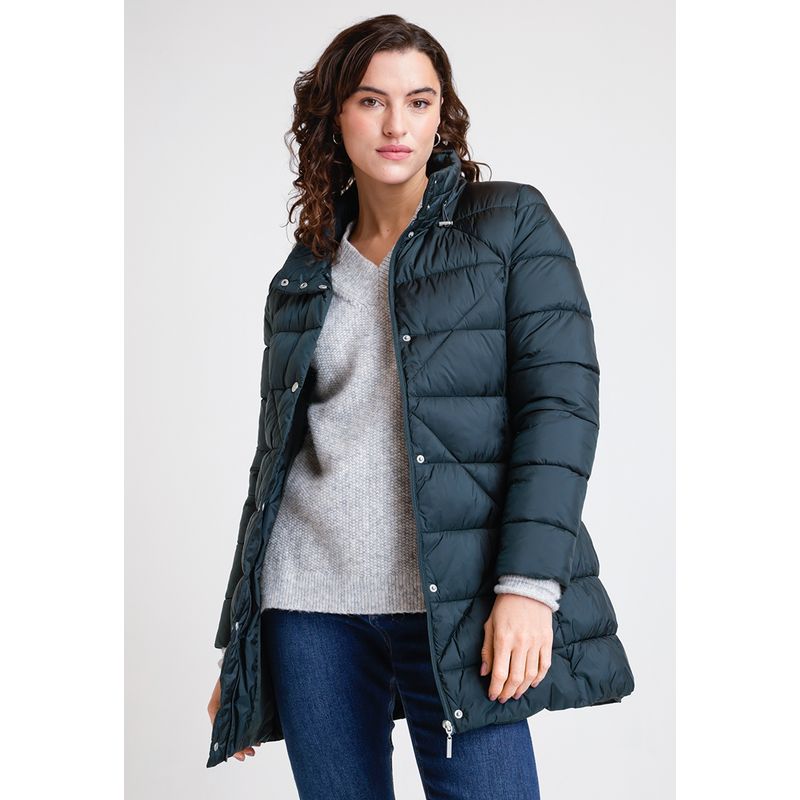 CANADIENNE - Parka De Mujer Modelo Dune Color Petroleo Canadienne