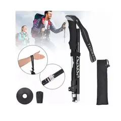 GENERICO - Bastón Plegable Ligero Senderismo Treking Caminar Escalar