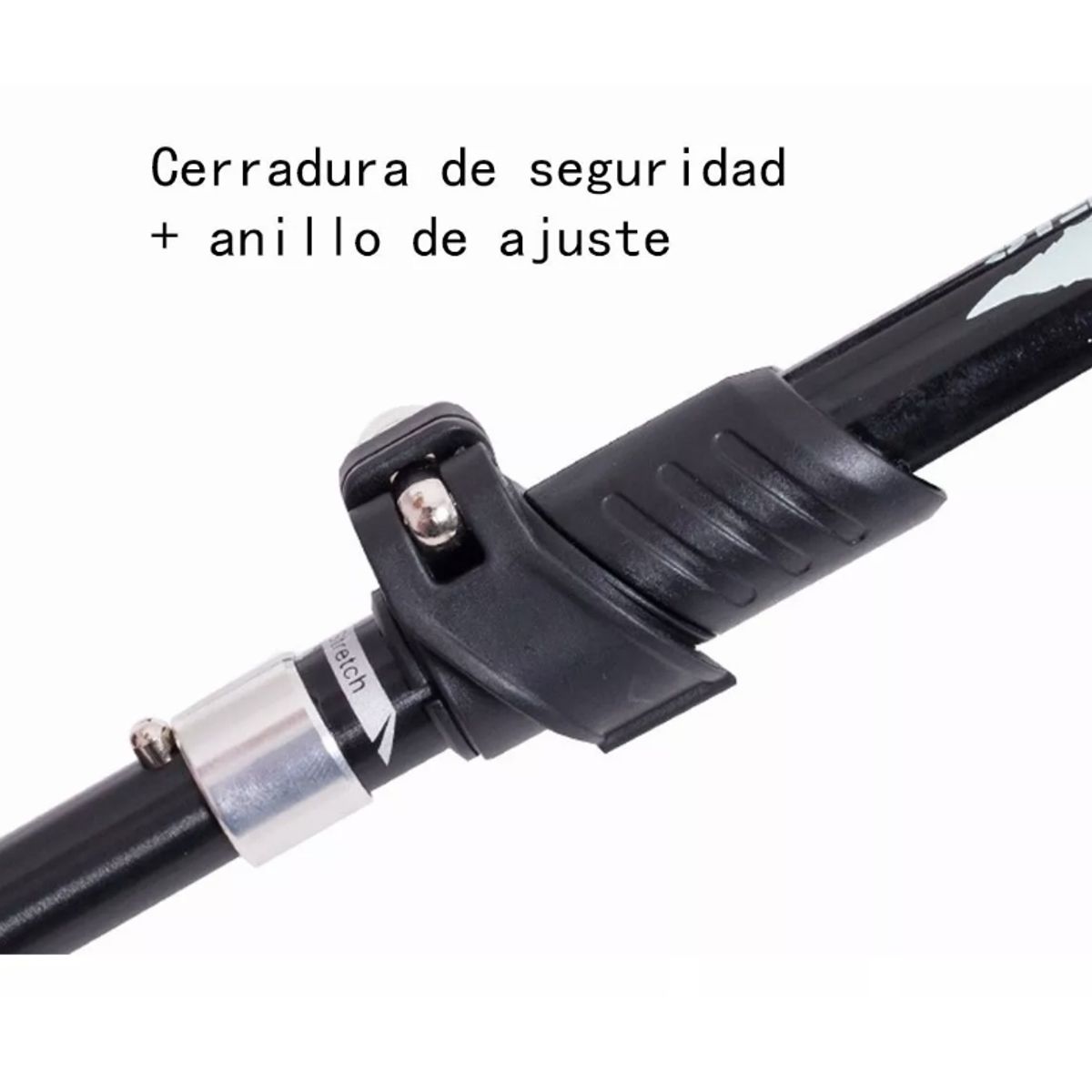 GENERICO - Bastón Plegable Ligero Senderismo Treking Caminar Escalar