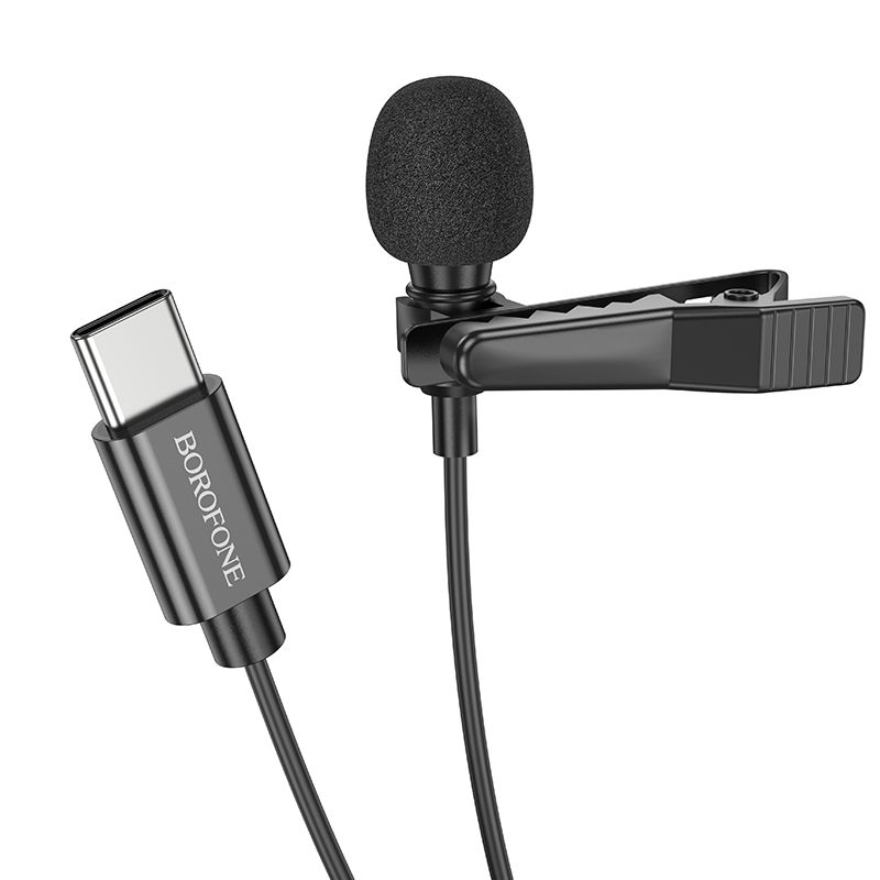 GENERICO - Micrófono Lavalier Borofone BFK11 USB-C 2M