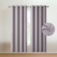 Cortinas Blackout 100% 2 Paños 140x220 Text Lino - Rosa