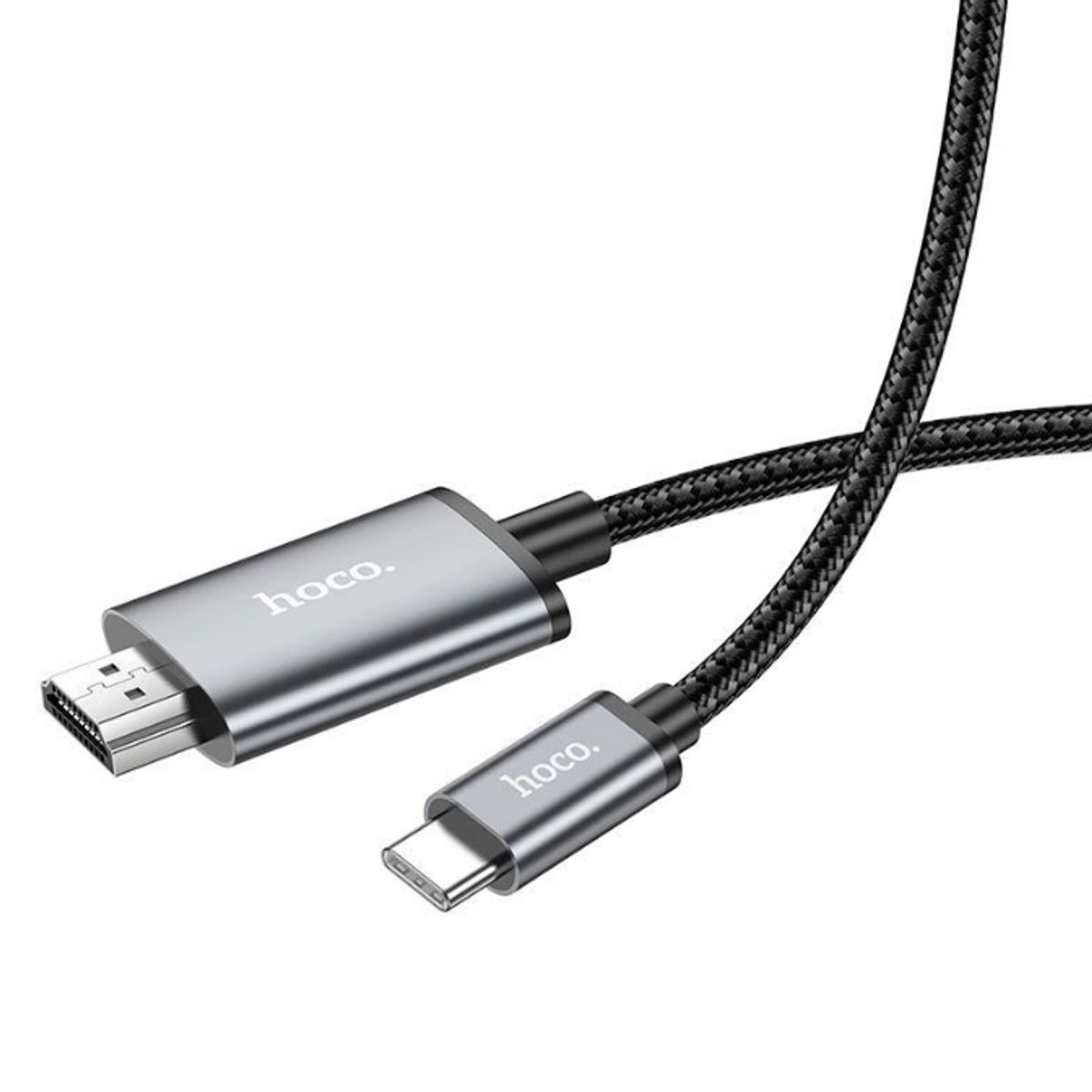 HOCO - Cable Hoco UA27 audio y video USB-C a HDMI HD 2M 4K