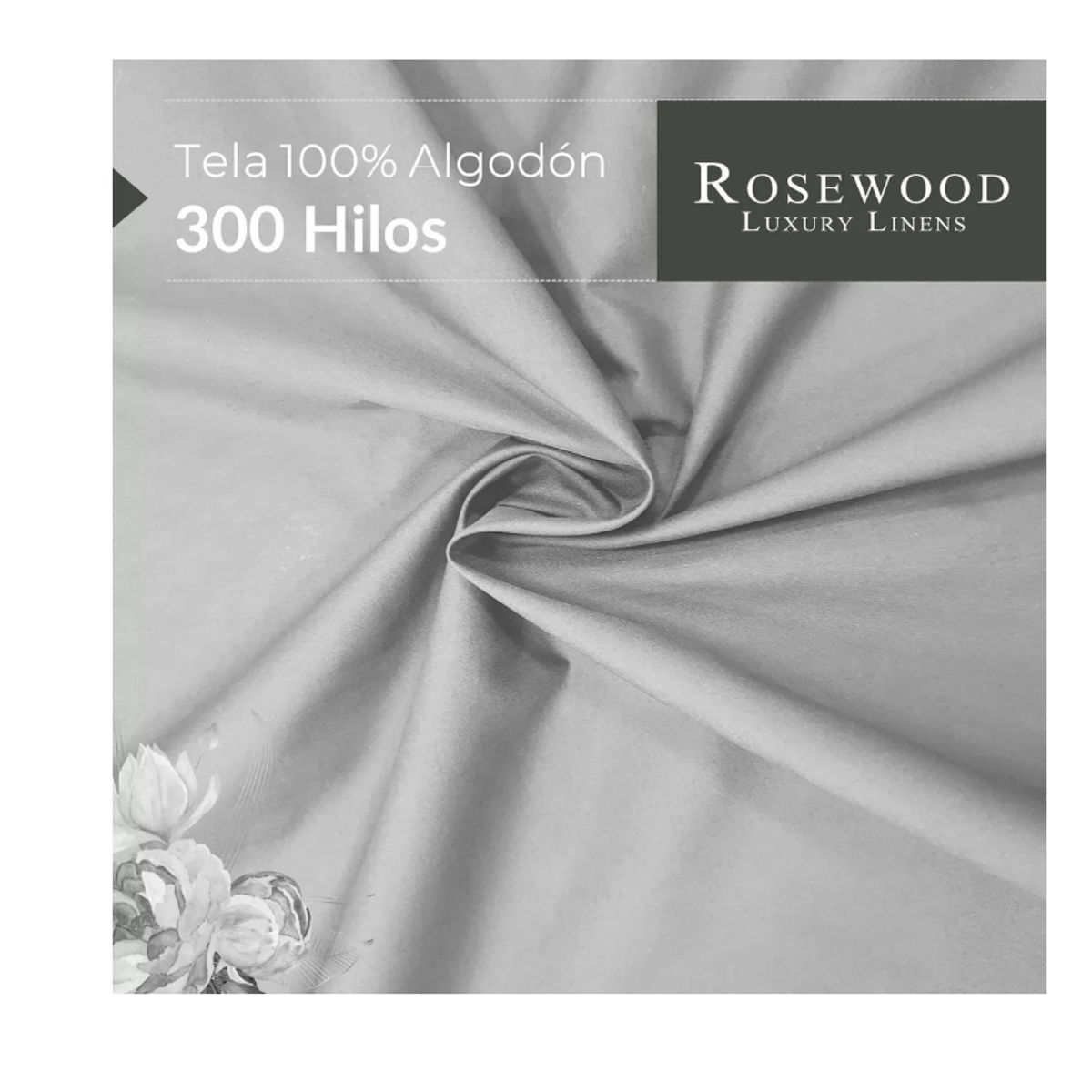 GENERICO - Sabanas Juego 300 Hilos 100% Algodon