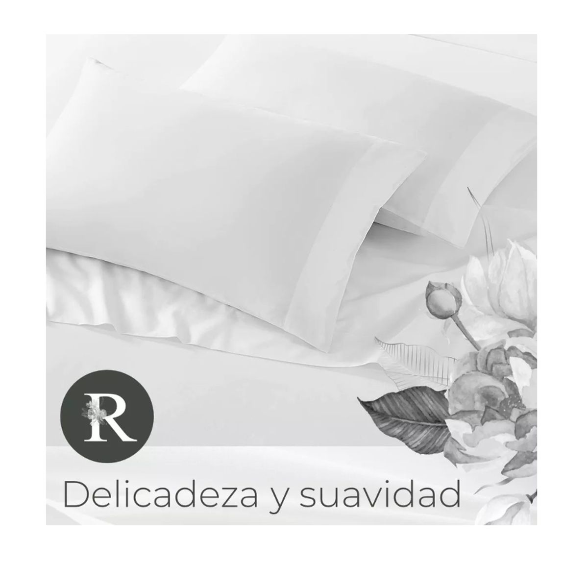 GENERICO - Sabanas Juego 300 Hilos 100% Algodon Rosewood